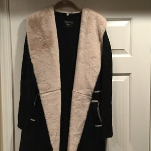 Twelfth of Love Black Sweater Coat